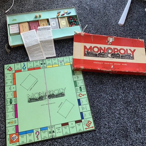 Vintage monopoly board - vintage, |