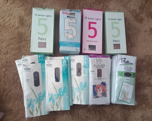 Joblot tights mixed - of, xl