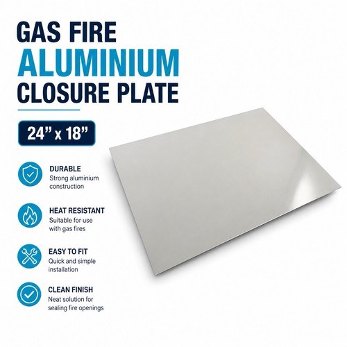 Gas fire aluminium closure - gas,