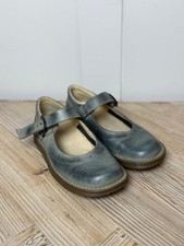 DOCTOR MARTENS MARY JANES FLAT STRAP & BUCKLE baby blue LEATHER SHOES UK 6