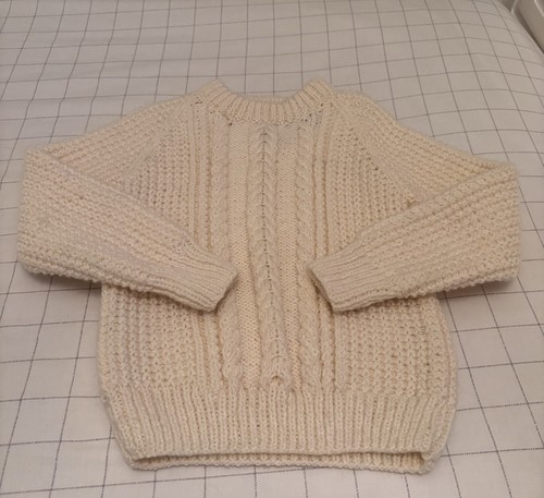 Child hand knitted - knitted, cable