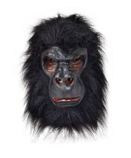Gorilla Mask Latex With Black