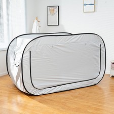 (White)Outdoor Folding Privacy