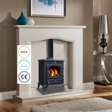 HEATSURE Wood Burner Stoves Multi-fuel Fireplace Woodburning Heater Warm 7KW