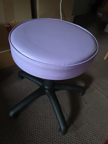 Chair swivel purple cushioned - swivel,