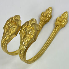 Vintage French Matching Pair of Grape Vine Curtain Tiebacks For Window Drapes