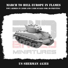 US Sherman 4A3E8 Tank - 28mm -