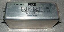 Beck 9A 250vac 2 stage mains filter JPF-10-085-21 MR1412