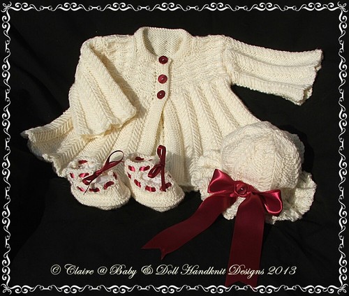 Baby reborn doll knitting - doll,