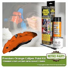 Premium Orange Brake Caliper & Drum Paint Kit For Proton Gloss Finish