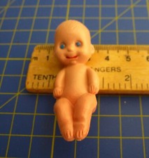 Doll. VINTAGE..  2.25 ins.Smiling  Baby.  .Dolls House.Ideal for Crib