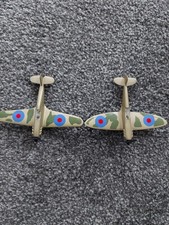 Diecast Spitfire and Diecast Hurriccane Model Aircraft