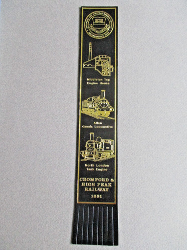 Leather bookmark cromford - leather,