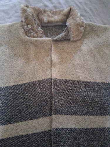Ladies size wool poncho - ladies, 16/18