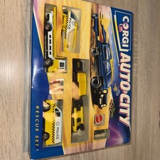 VINTAGE 1993 - CORGI AUTO-CITY RESCUE SET - NEW