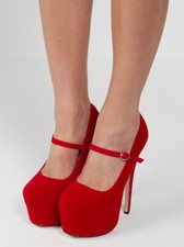 WOMENS MARE JANE HIGH HEELS