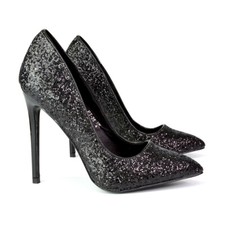 Womens Glitter Stiletto Heel