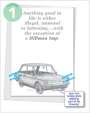 Hillman Imp personalised