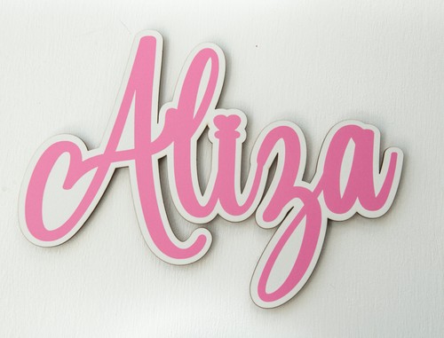 Personalised wooden sign name - personalised,