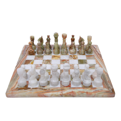 Marble chess set green - marble, &