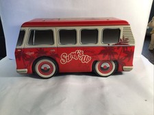 VW Style Campervan Surfs Up Shortbread Biscuits Tin 