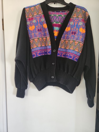 Black with multi color - black, multi-color