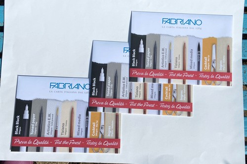 Fabriano artist papers sample