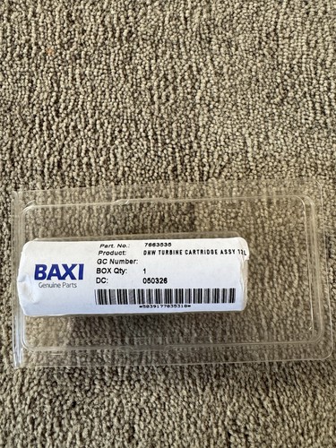 Baxi dhw flow turbine - baxi,