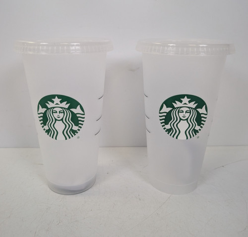Starbucks reusable cold cup - x2,