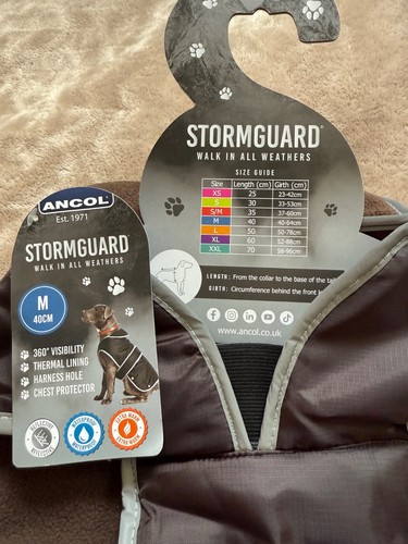 Ancol stormguard dog coat - stormguard,