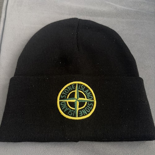 Junior stone island beanie hat - island,