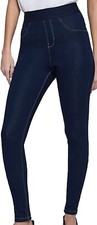 Ladies Pull On Jegging High Rise Legging Regular 28" Leg With Elastic Waistband