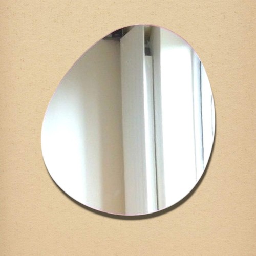 Round pebble mirror - pebble,