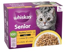 96 x 85g Whiskas 7+ Poultry