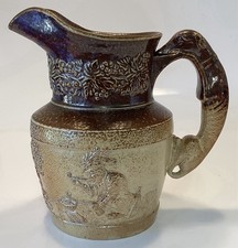 Saltglazed Stoneware Small Water Jug.