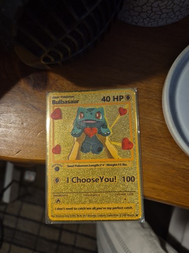 Bulbasaur 1995 version metal - 1995,