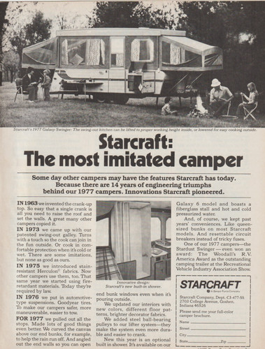 1977 vintage starcraft - vintage,