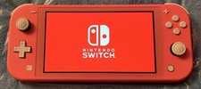 Nintendo Switch Lite Coral Used - Box, Original Charger & Accessories
