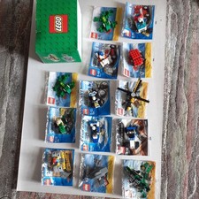 LEGO PROMOTIONAL SETS Daily Mirror 2008, 12 Complete models, IN GREEN Box. 