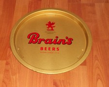 SUPERB BRAINS BEERS.. BREWERY BAR TRAY.