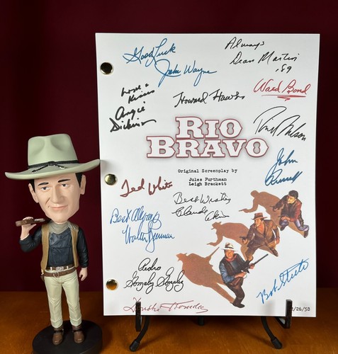 Rio bravo script - bravo, signed-