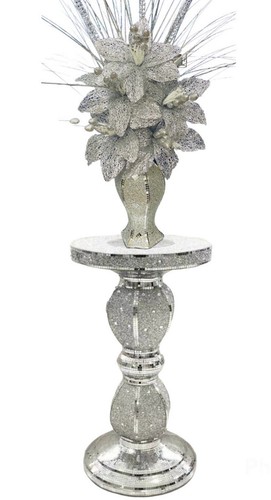 Full silver table and - silver,
