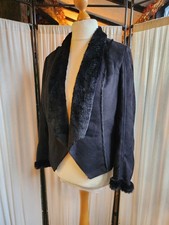 DOROTHY PERKINS BLACK FAUX