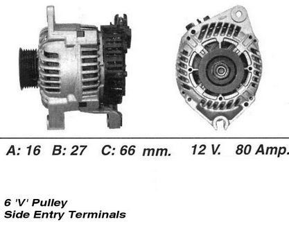 Wai alternator 80amp - alternator, for