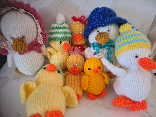 Vintage wool knitted crochet - knitted,