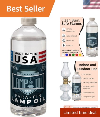Clear liquid paraffin lamp - clear, oil