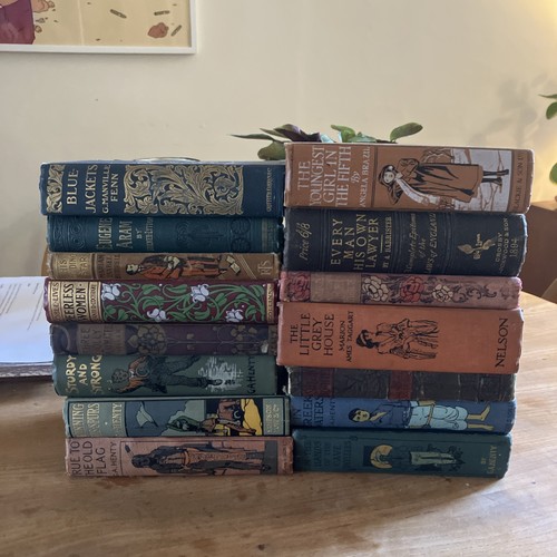 Antique vintage books - vintage, x