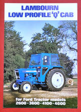 1976-79 LAMBOURN LOW PROFILE Q CAB For Ford Tractors Sales Brochure - Excellent