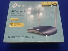 TP-LINK (TD-W9960) 300Mbps Wireless VDSL2/ADSL2  Modem Router 4-Port 10/100