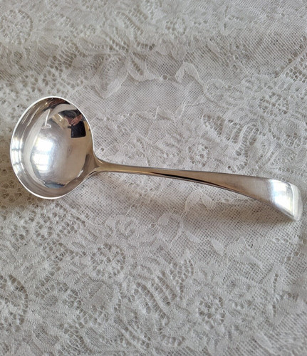 Antique silver plate - silver, ladle